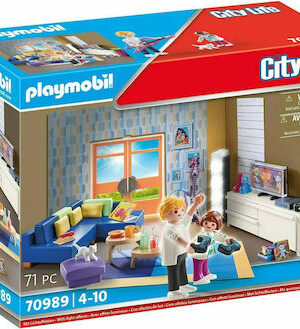 Playmobil City Life Family Room για 4-10 ετών 70989