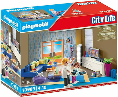 Playmobil City Life Family Room για 4-10 ετών 70989