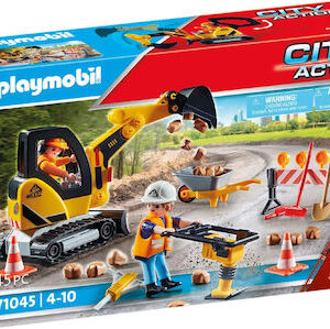 Playmobil City Action Εργασίες Οδοποιίας για 4-10 ετών 71045