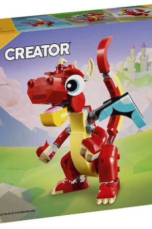 Lego Τουβλάκια Red Dragon για 6+ Ετών 31145