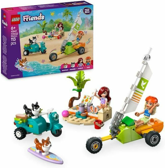 Lego Τουβλάκια Surfing Dogs and Scooter Adventure για 6+ Ετών 113τμχ 42641