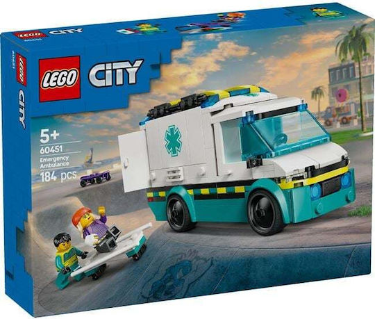 Lego Τουβλάκια Emergency Ambulance για 5+ Ετών 184τμχ 50451