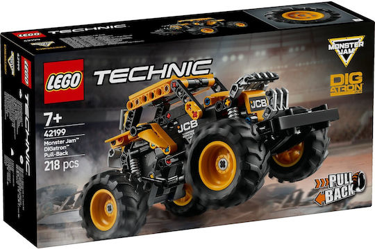 Lego Τουβλάκια Monster Jam DIGatron Pull-Back για 7+ Ετών 218τμχ 42199