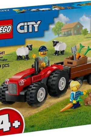 Lego Τουβλάκια Tractor with Trailer για 4+ Ετών 116τμχ 60461