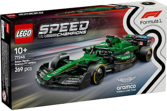 Lego Τουβλάκια F1 Racing Car Aston Martin Armaco AMR24 για 10+ Ετών 269τμχ 77245