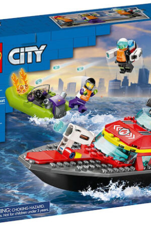 Lego City Fire Rescue Boat για 5+ Ετών