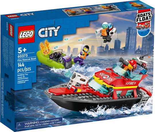 Lego City Fire Rescue Boat για 5+ Ετών