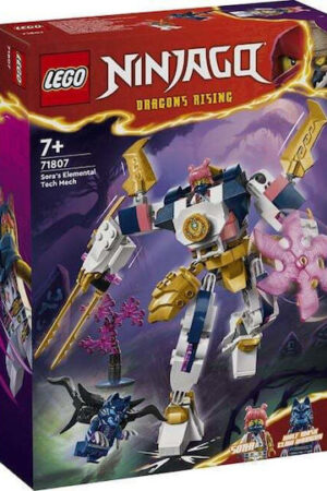 Lego Ninjago Sora's Elemental Tech Mech για 7+ ετών 71807