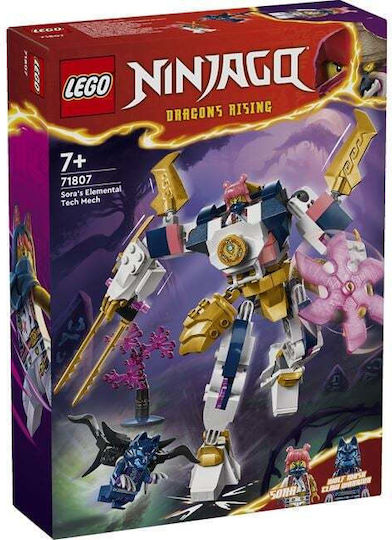 Lego Ninjago Sora's Elemental Tech Mech για 7+ ετών 71807