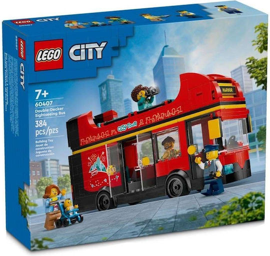 Lego City Red Double-decker Sightseeing Bus για 7+ Ετών 384τμχ