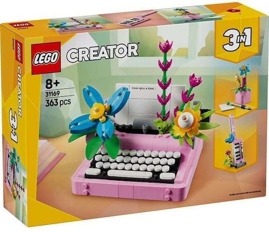 Lego Creator Typewriter with Flowers για 8+ Ετών 363τμχ