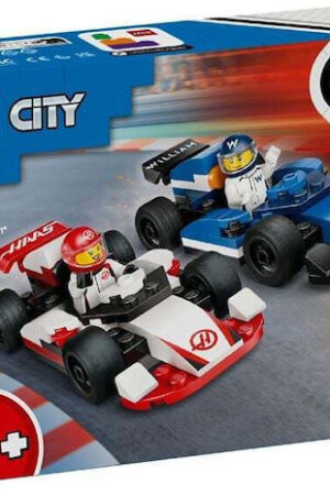 Lego City F1® Williams Racing & Haas F1® Race Cars για 4+ Ετών 92τμχ
