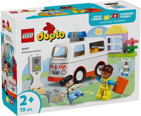 Lego Duplo Ambulance & Driver για 2+ Ετών 19τμχ