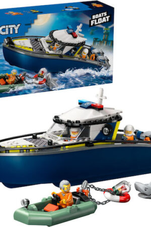 LEGO City Police Boat Chase για 6+ Ετών 264τμχ 60456
