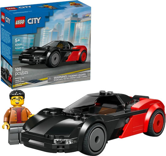 LEGO City EV Supercar για 5+ Ετών 109τμχ 60486