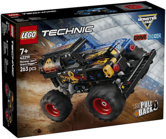 LEGO Technic Monster Jam™ Grave Digger™ Fire and Ice για 7+ Ετών 263τμχ 42219